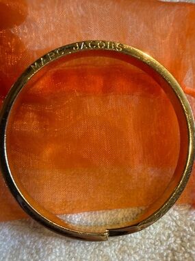 Marc Jacobs Gold-Tone  Bangle Bracelet